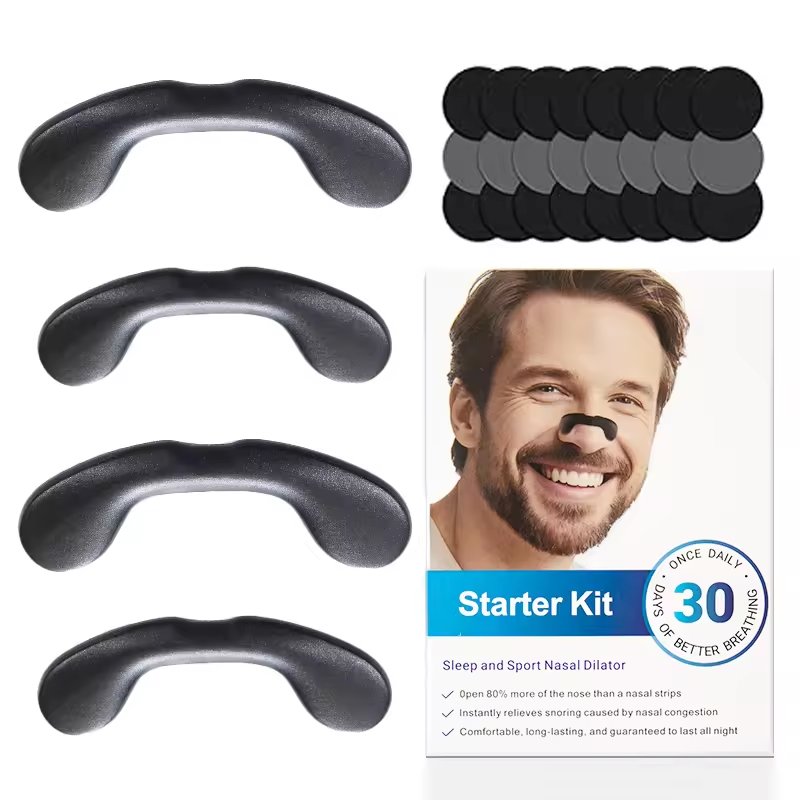 Nasal dilator product options in different sizes and materials