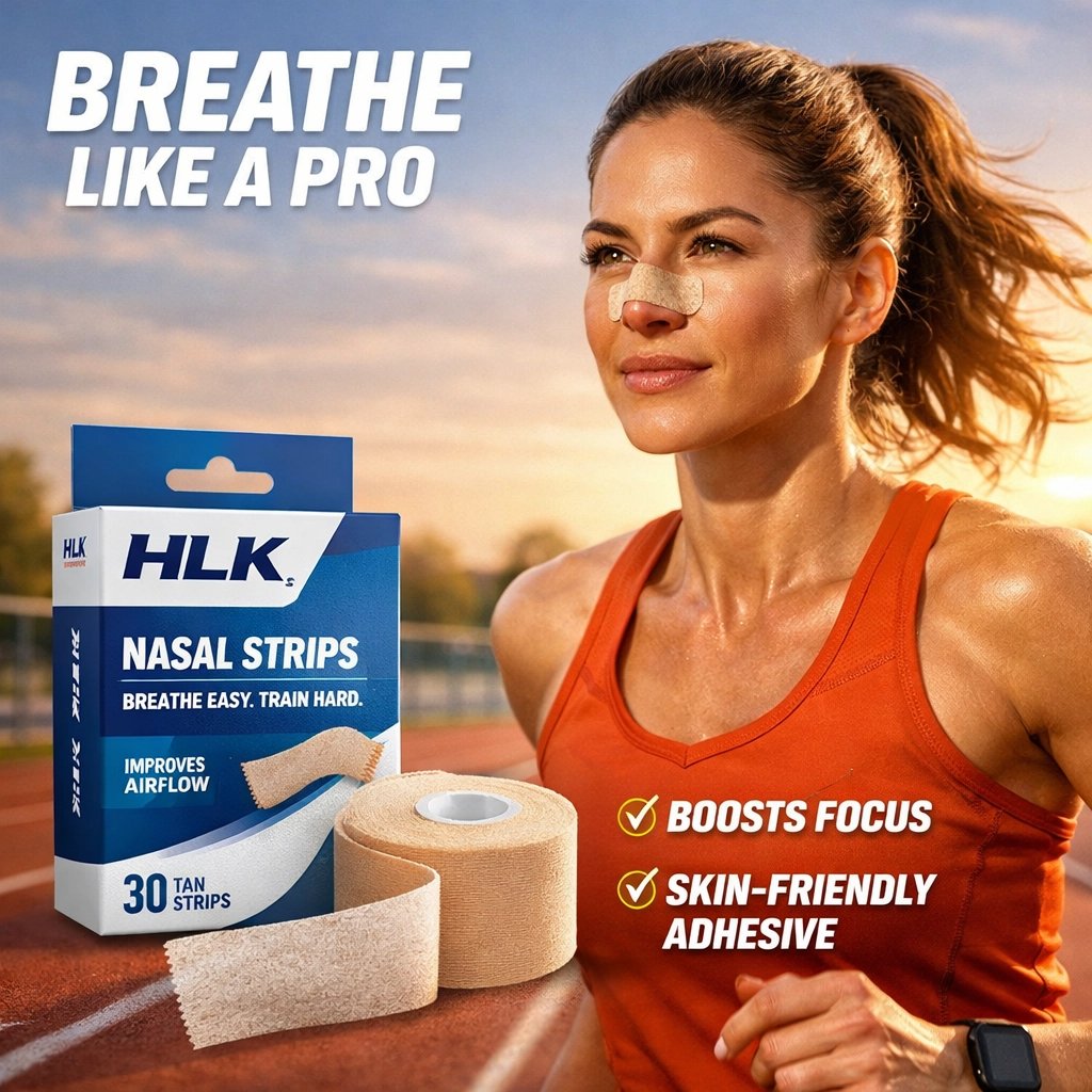 HLK sports nasal strip in outdoor fitness use