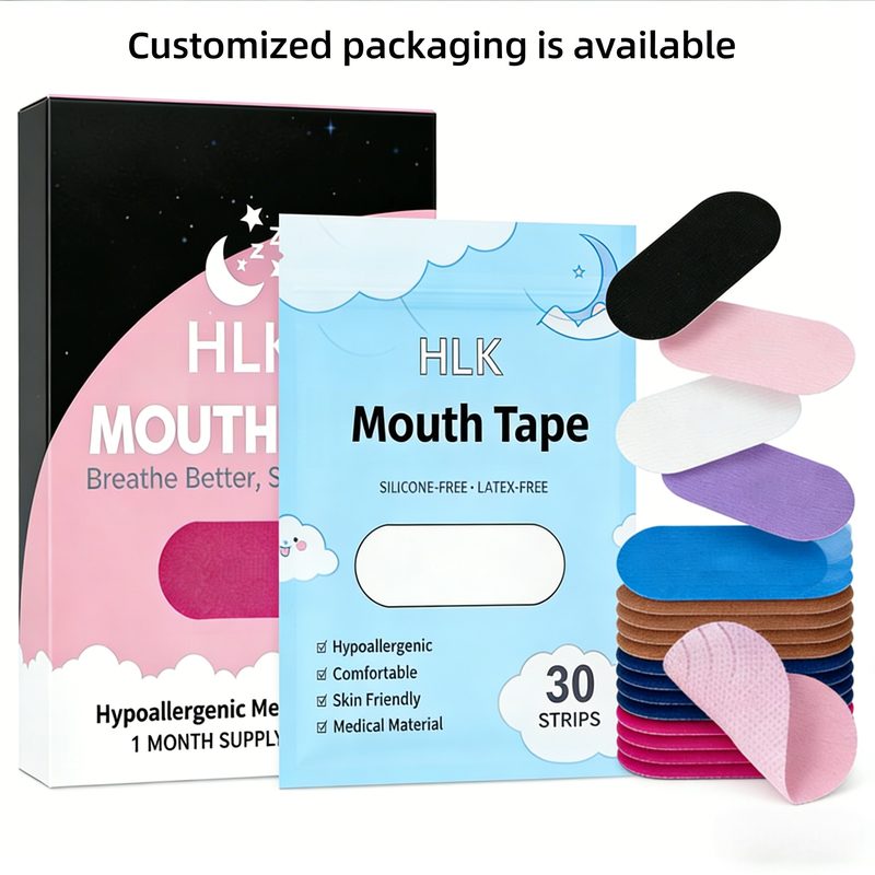 Customized packaging options for collagen mouth tape